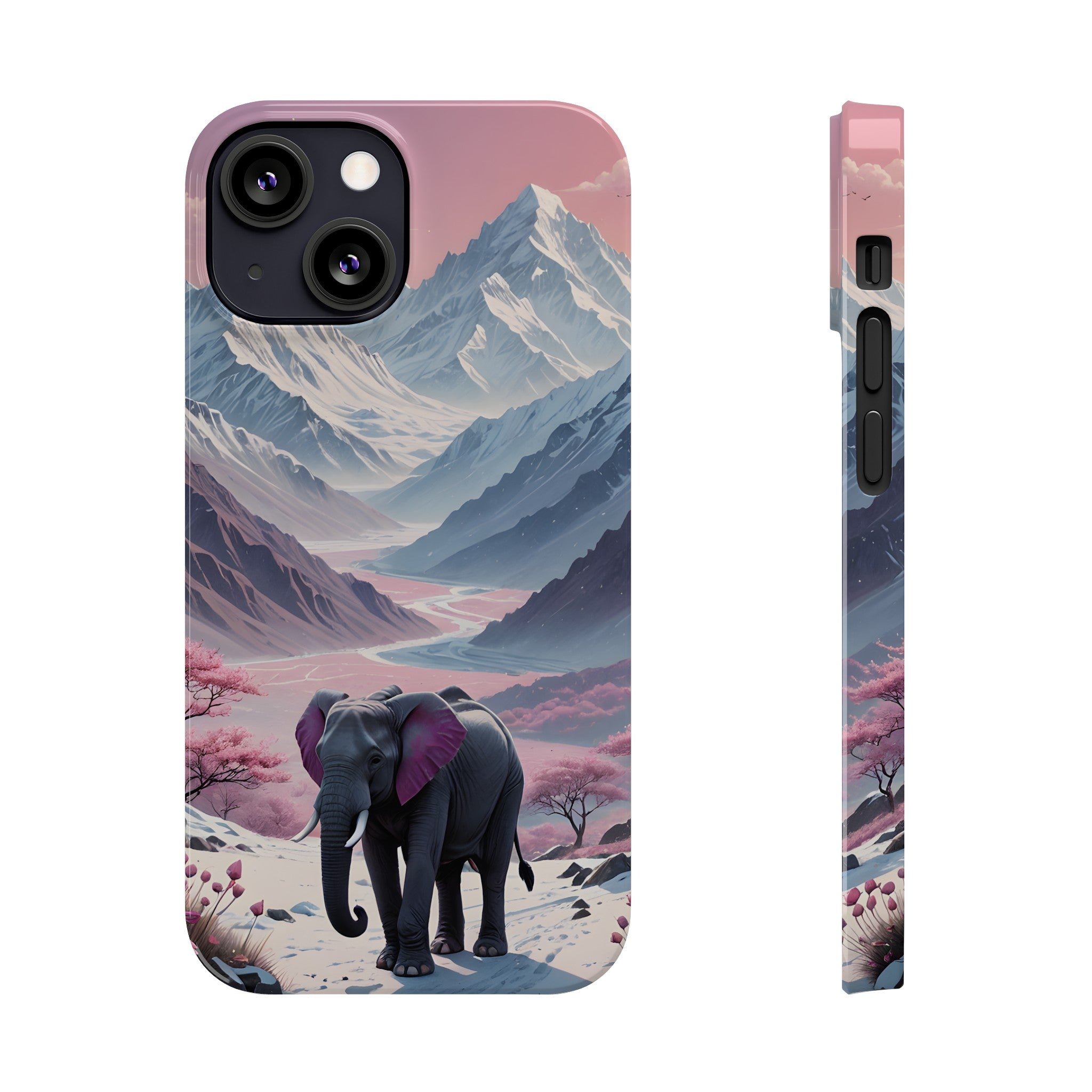 Serene Elephant Slim Phone Case